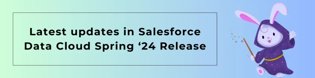 Latest updates in Salesforce Data Cloud Spring ‘24 Release (Kizzy Consulting-Top Salesforce Partner)