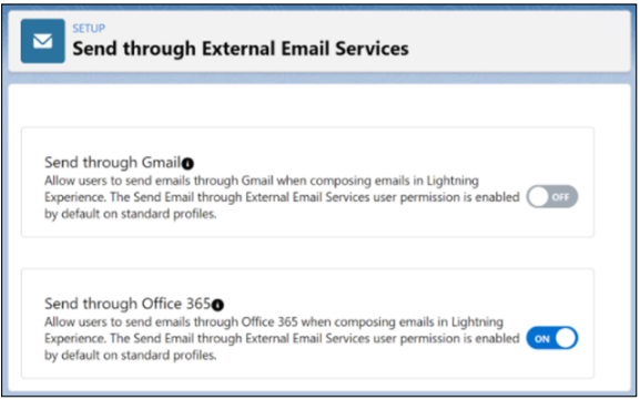 Salesforce Winter'22 Release: External Email Provider(Pilot)