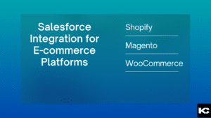 Salesforce integration for e-commerce platforms