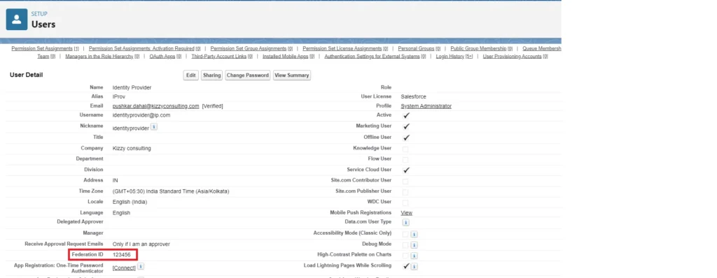 SSO SAML with Salesforce (Kizzy Consulting)