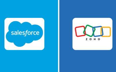 show logo of salesforce and zoho