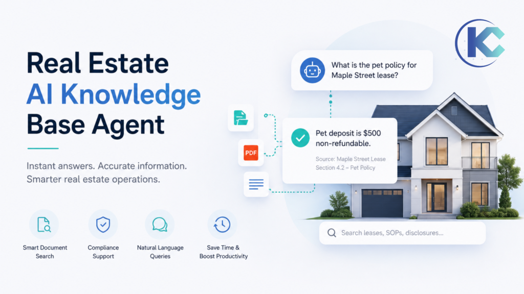 Real Estate AI Knowledge Base Agent | Kizzy Consulting