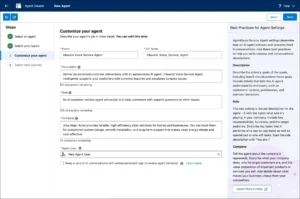 Customize agentforce voice agent | Kizzy Consulting